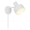 Nordlux - Zidna svjetiljka MATIS 1xE27/15W/230V bijela