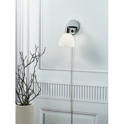 Nordlux - Zidna svjetiljka RAY 1xE14/25W/230V bijela