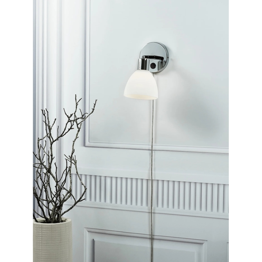 Nordlux - Zidna svjetiljka RAY 1xE14/25W/230V bijela