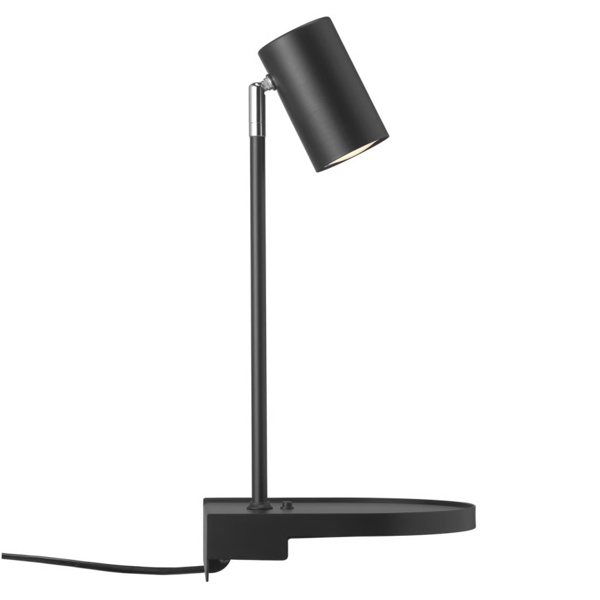 Nordlux - Zidna svjetiljka s policom CODY 1xGU10/15W/230V bijela
