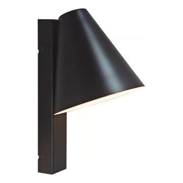 Nordlux - Zidna svjetiljka sa USB WILMER 1xE14/40W/230V crna