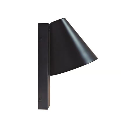 Nordlux - Zidna svjetiljka sa USB WILMER 1xE14/40W/230V crna