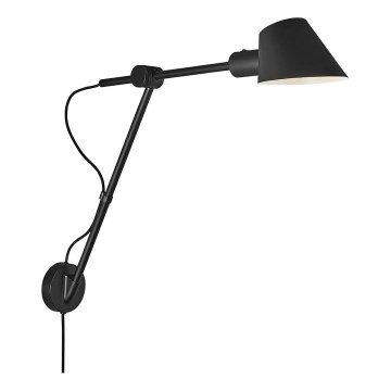 Nordlux - Zidna svjetiljka STAY 1xE27/60W/230V crna
