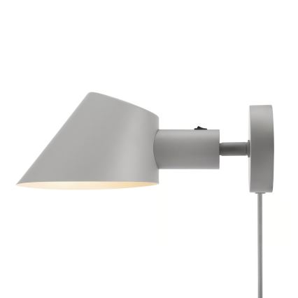 Nordlux - Zidna svjetiljka STAY 1xE27/60W/230V siva