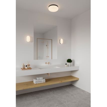 Nordlux - Zidna svjetiljka za kupaonicu FOAM 1xE27/55W/230V IP44 crna