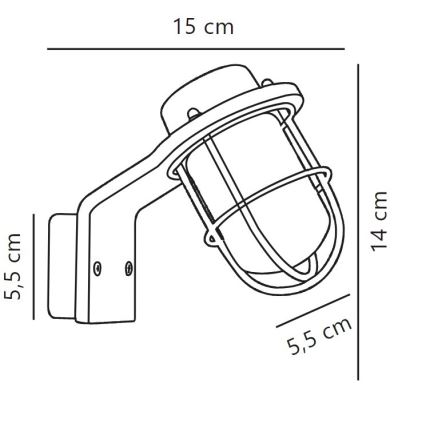 Nordlux - Zidna svjetiljka za kupaonicu MARINA 1xG9/40W/230V IP44 sjajni krom