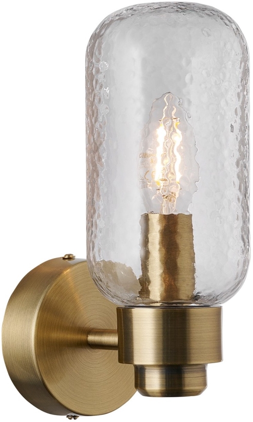 Nordlux - Zidna svjetiljka za kupaonicu TUTAN 1xE14/25W/230V IP44 mesing