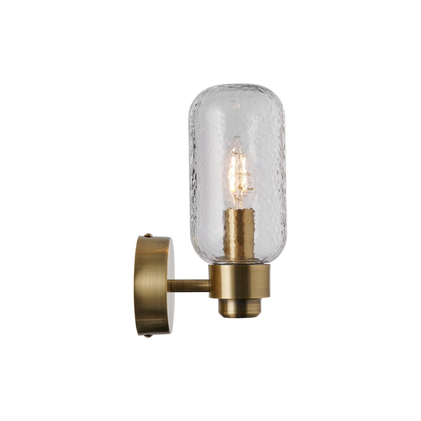 Nordlux - Zidna svjetiljka za kupaonicu TUTAN 1xE14/25W/230V IP44 mesing