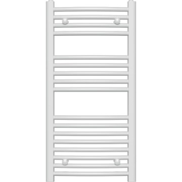 Novaservis - Kupaonski ljestvasti radijator 365W/230V 90x45 cm bijeli zaobljeni