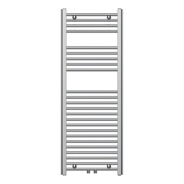 Novaservis - Kupaonski ljestvičasti radijator 318W/230V 120x45 cm sjajni krom ravan