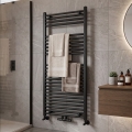 Novaservis - Kupaonski peškirni radijator 644W/230V 120x60 cm crni ravan