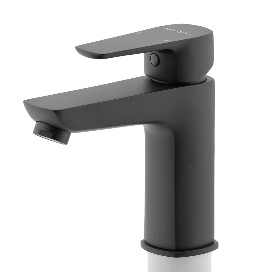 Novaservis - Miješalica za umivaonik METALIA ECO 15,2 cm mat crna