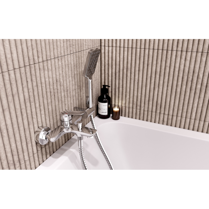 Novaservis - Set za kadu s miješalicom METALIA, sjajni krom