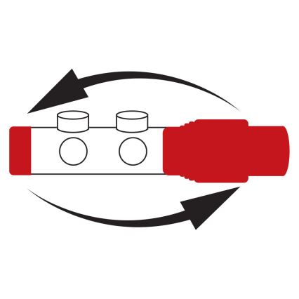 Novaservis - Set za radijatore sa središnjim priključkom, kutni, crni