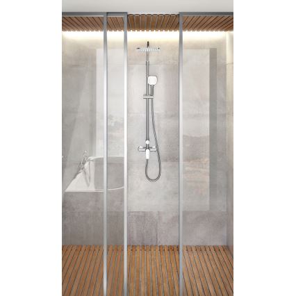 Novaservis - Tuš set s baterijom METALIA ECO sjajni krom