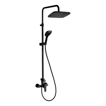 Novaservis - Tuš set s baterijom METALIA ECO mat crna