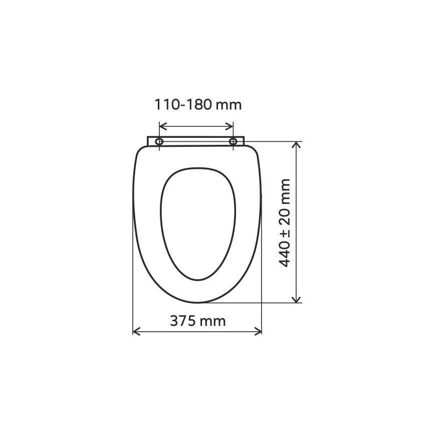 Novaservis - WC daska MDF/dekor breza