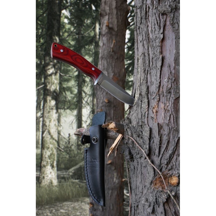 Nož s kožnom futrolom 21 cm