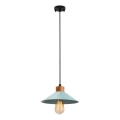 Odlivena lampa MANAVGAT 1xE27/40W/230V plava/smeđa