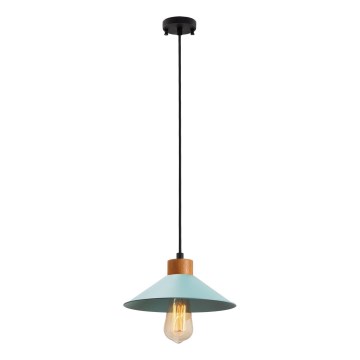 Odlivena lampa MANAVGAT 1xE27/40W/230V plava/smeđa