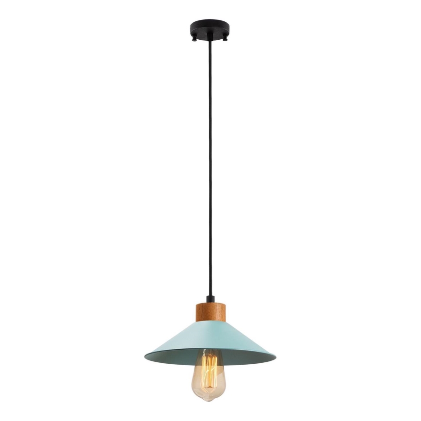 Odlivena lampa MANAVGAT 1xE27/40W/230V plava/smeđa