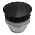 Odtok za umivaonik RODBY, promjer 6,6 cm, crni