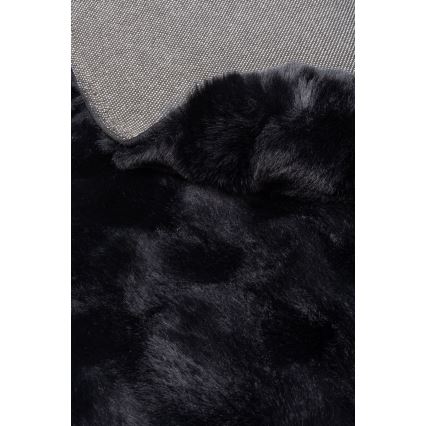 Okrugli tepih RABBIT BUBBLE 160 cm crni