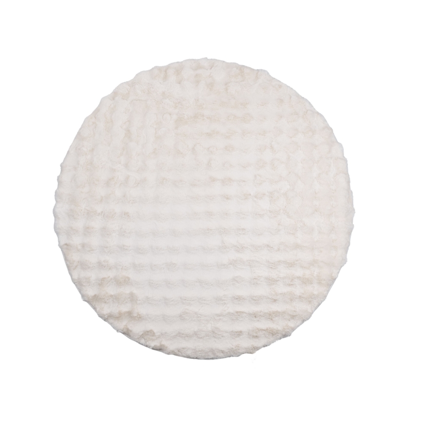 Okrugli tepih RABBIT BUBBLE 160 cm krem