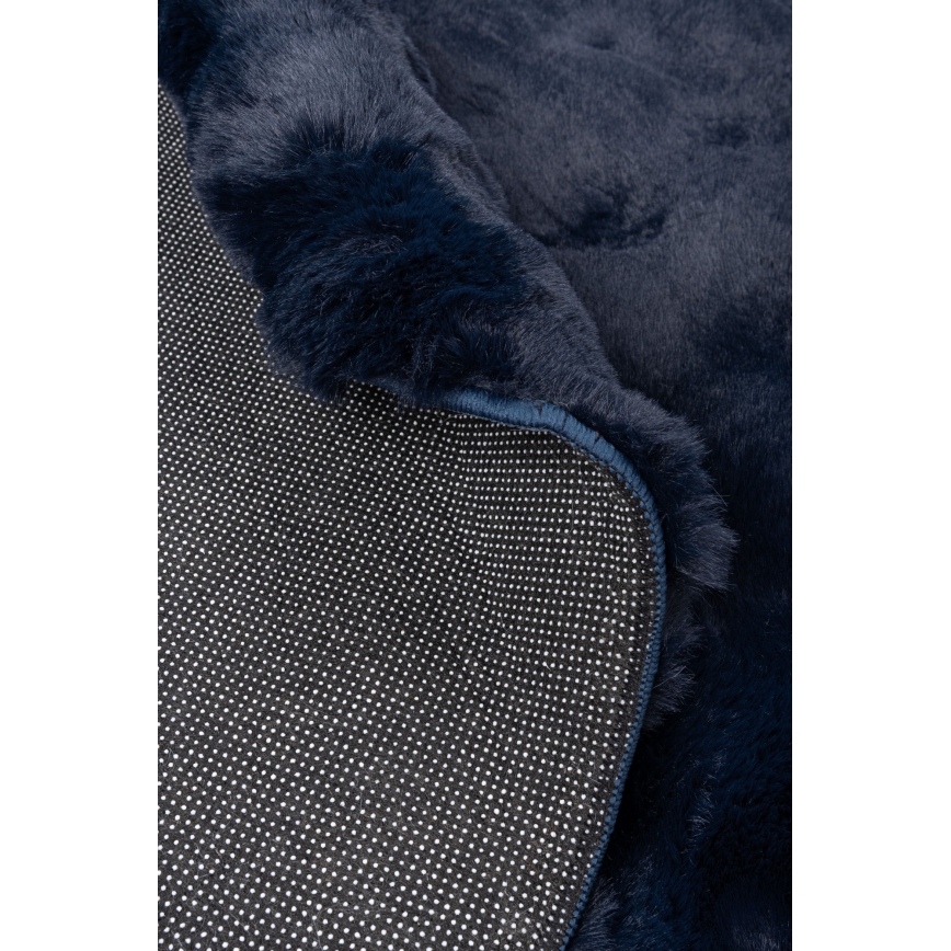 Okrugli tepih RABBIT BUBBLE 160 cm plavi