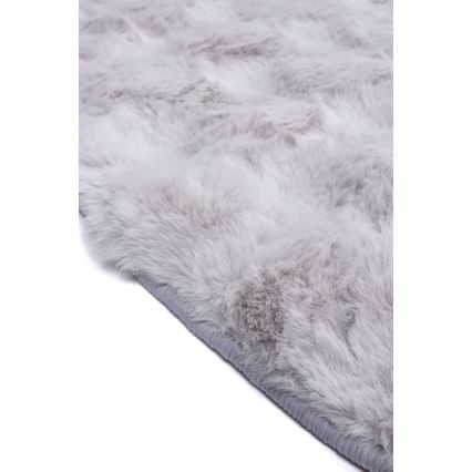 Okrugli tepih RABBIT BUBBLE 160 cm sivi