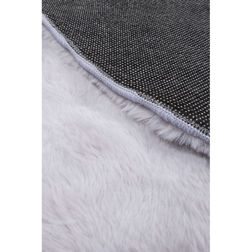 Okrugli tepih RABBIT BUBBLE 160 cm sivi
