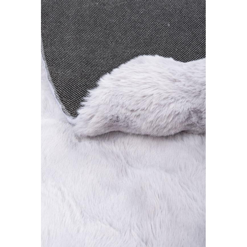 Okrugli tepih RABBIT BUBBLE 160 cm sivi