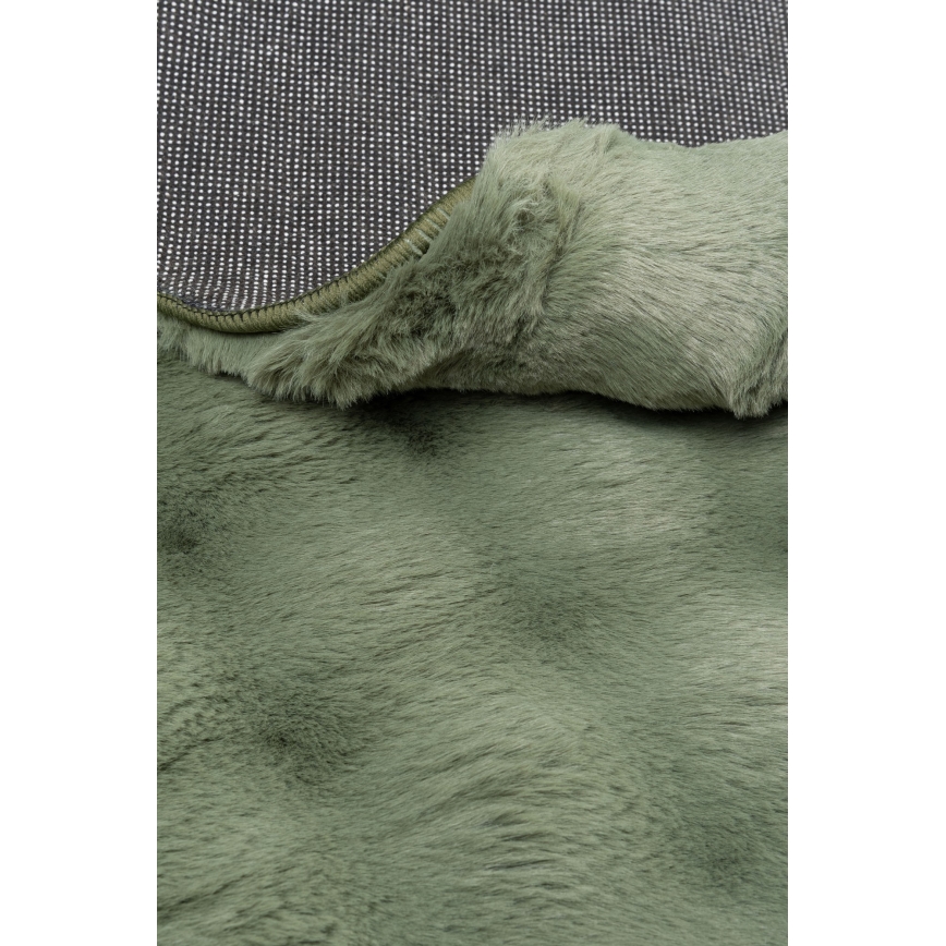 Okrugli tepih RABBIT BUBBLE 160 cm, zelene boje