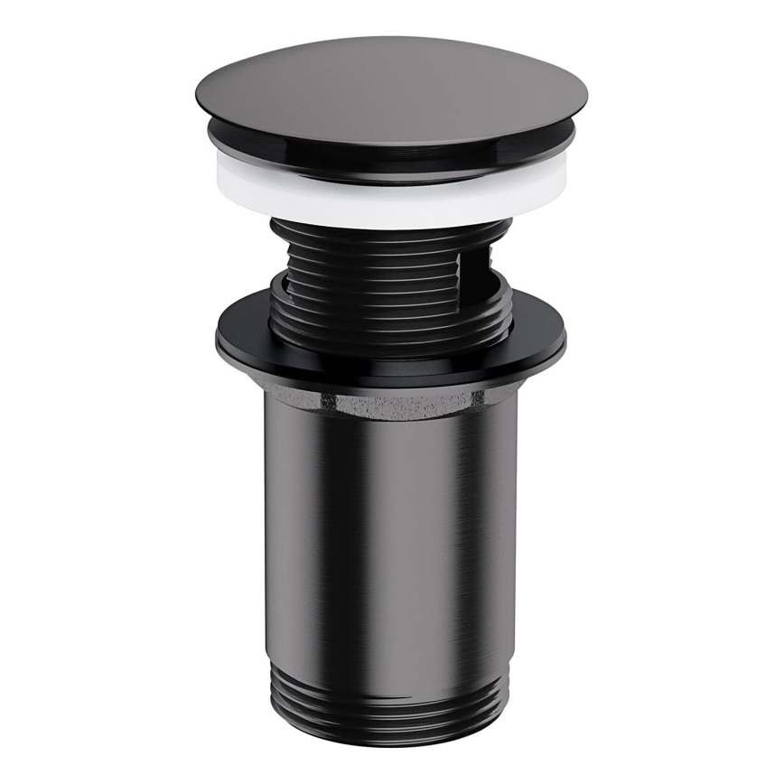 OMNIRES A706AT - Gornji dio sifona za umivaonik CLICK-CLACK pr. 6,6 cm četkani antracit