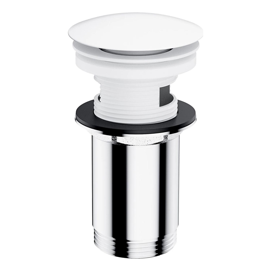 OMNIRES A706BM - Gornji dio sifona za umivaonik CLICK-CLACK pr. 6,6 cm mat bijela