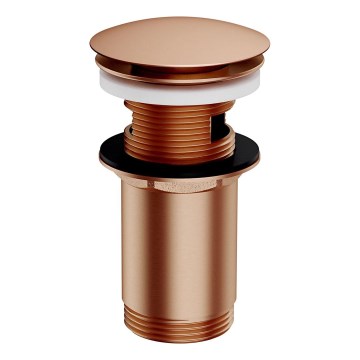 OMNIRES A706CPB - Odljev za umivaonik CLICK-CLACK promjera 6,6 cm u brušenoj bakrenoj boji