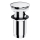 OMNIRES A706CR - Gornji dio sifona za umivaonik CLICK-CLACK pr. 6,6 cm sjajni krom