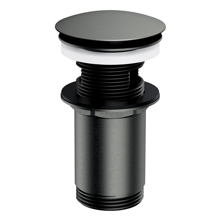 OMNIRES A706GR - Gornji dio sifona za umivaonik CLICK-CLACK pr. 6,6 cm četkani grafit