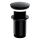 OMNIRES A716BL - Gornji dio sifona za umivaonik CLICK-CLACK pr. 6,6 cm polumat crna