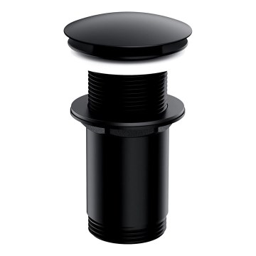 OMNIRES A716BL - Slavina za umivaonik CLICK-CLACK promjera 6,6 cm polumat crna