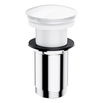 OMNIRES A716BP - Klik-klak odtok za umivaonik promjera 6,6 cm, sjajno bijela