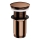 OMNIRES A716CP - Gornji dio sifona za umivaonik CLICK-CLACK pr. 6,6 cm sjajna bakar