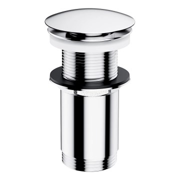 OMNIRES A716CR - Slavina za umivaonik CLICK-CLACK promjera 6,6 cm sjajni krom