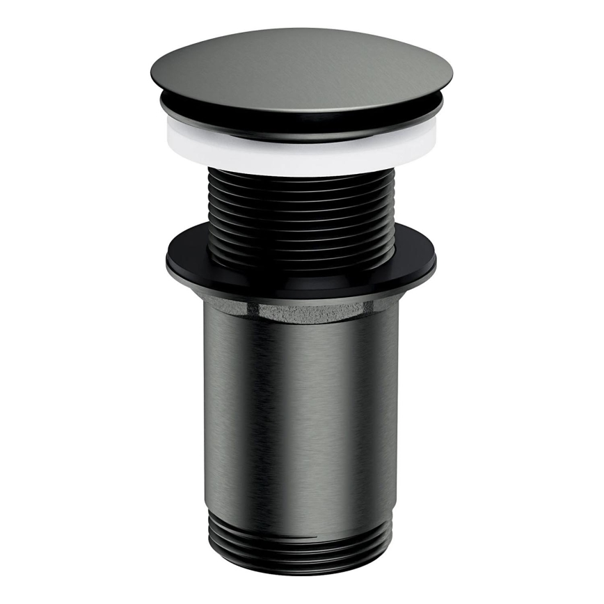 OMNIRES A716GR - Gornji dio sifona za umivaonik CLICK-CLACK pr. 6,6 cm četkani grafit