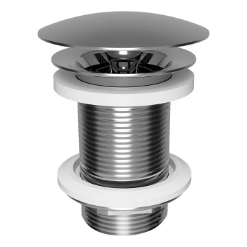 OMNIRES A82CR - Slavina za umivaonik DRAIN promjera 7,2 cm sjajni krom