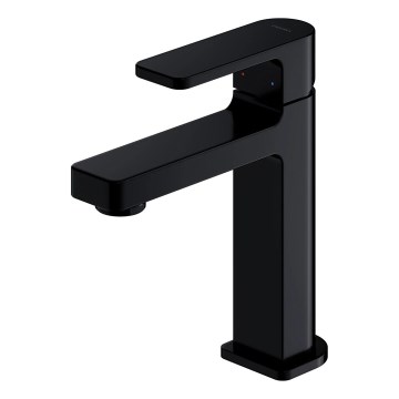 OMNIRES BA7810BL - Slavina za umivaonik BARETTI, 17 cm, mat crne boje