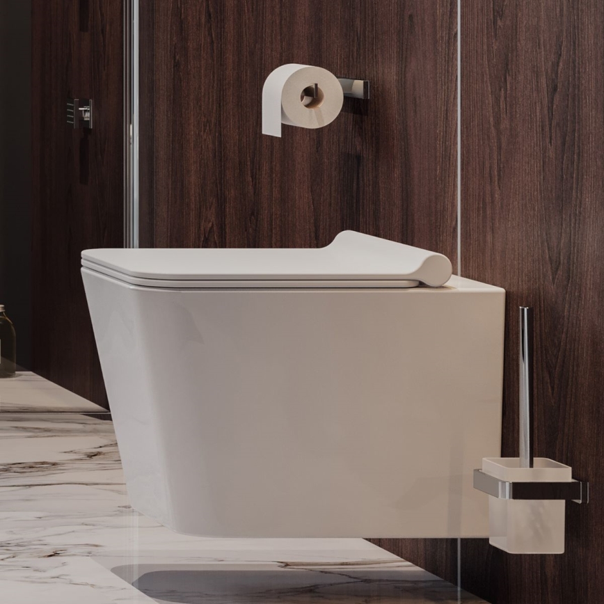 OMNIRES BOSTONDEBP - WC daska SoftClose BOSTON duroplast/sjajna bijela