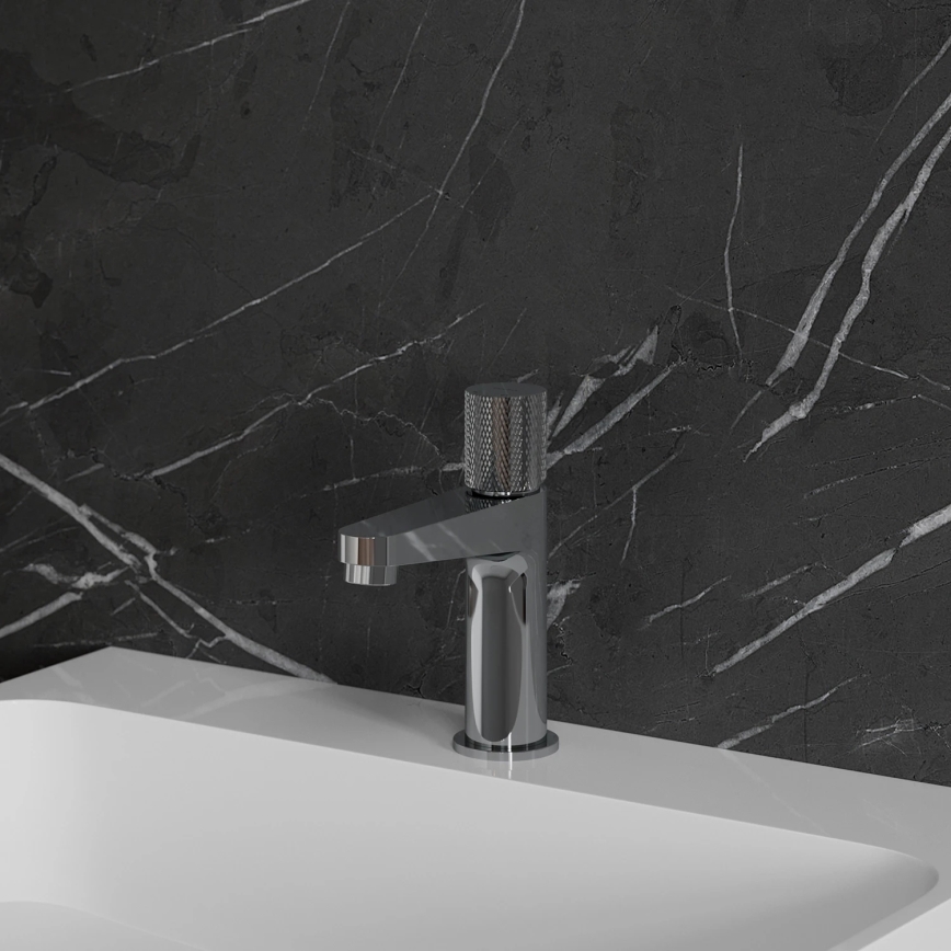OMNIRES CT8010CR - Miješalica za umivaonik CONTOUR 16,6 cm sjajni krom