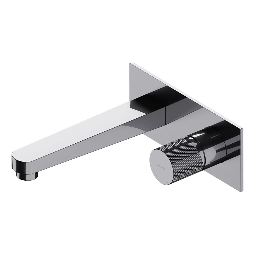 OMNIRES CT8015CR - Miješalica za umivaonik za podžbuknu instalaciju CONTOUR sjajni krom
