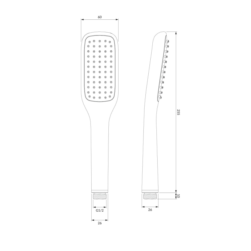 OMNIRES HUDSONX-PCR - Tuš set HUDSONX sjajni krom
